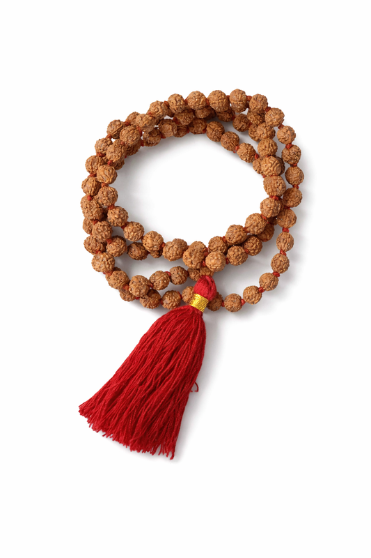 Rudraksha Mala 6mm Natural Beads