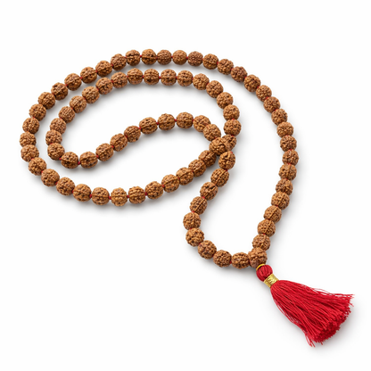 Rudraksha Mala Thread Tassel 8mm