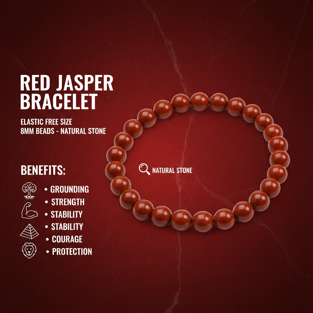 Red Jasper Crystal Bracelet