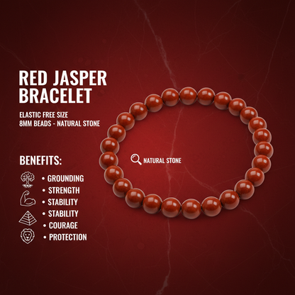 Red Jasper Crystal Bracelet