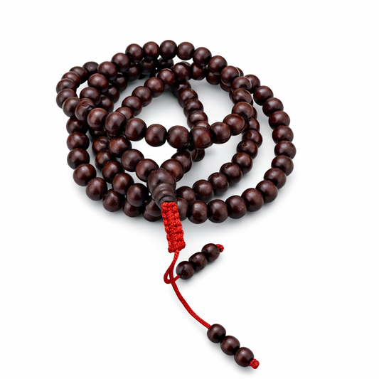 Red Chandan Mala Thread Latkan 8mm