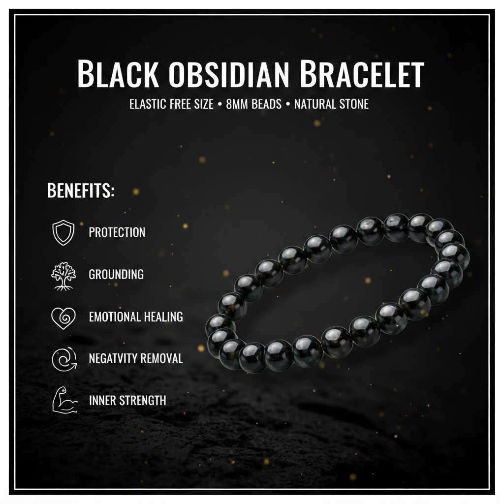 Black Obsidian Bracelet