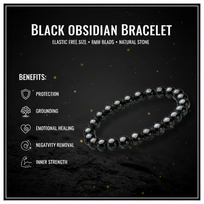 Black Obsidian Bracelet