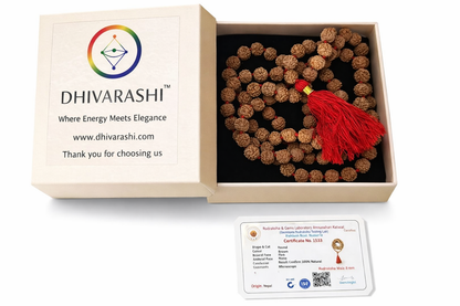 Rudraksha Mala Thread Tassel 8mm