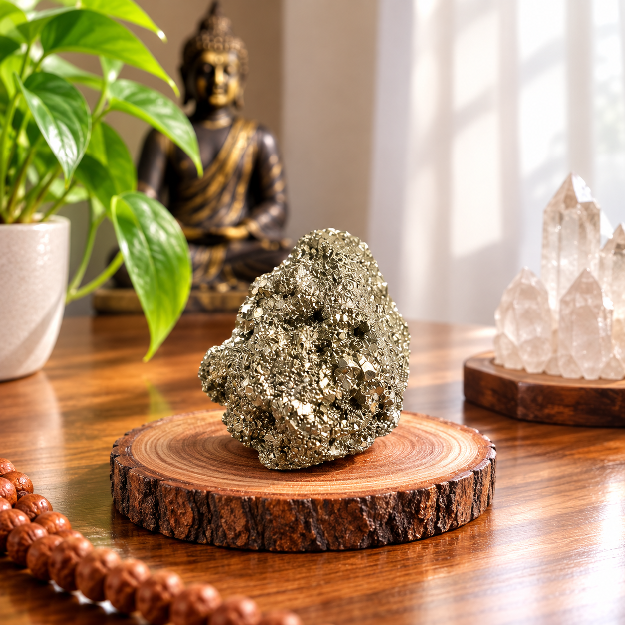 Natural Raw Pyrite Stone | 100% Earth-Mined Crystal | 40–70g Specimen