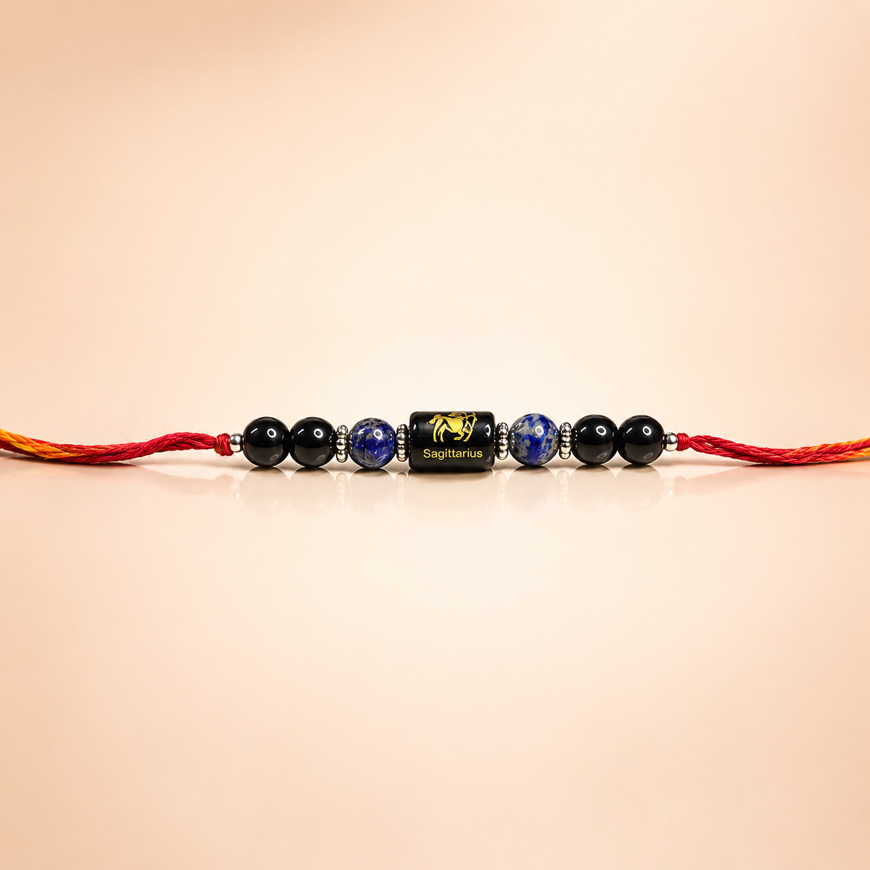 Zodiac Crystal Rakhi Bracelet