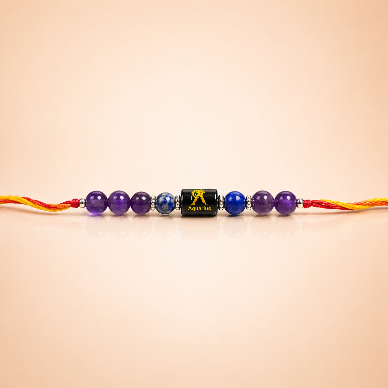 Zodiac Crystal Rakhi Bracelet