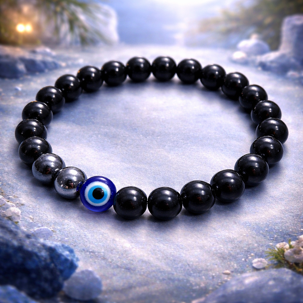 Evil Eye Onyx Bracelet