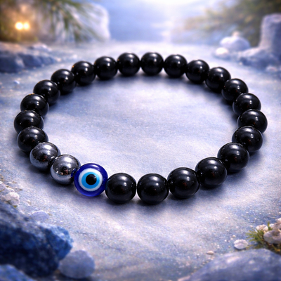 Evil Eye Onyx Bracelet