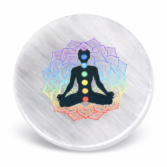 Selenite Energy Cleansing Plate