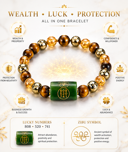 Zibu 808·520·741 Wealth Bracelet
