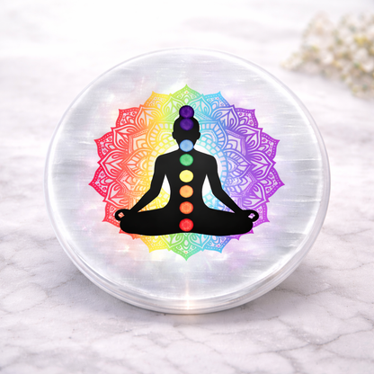 Selenite Energy Cleansing Plate