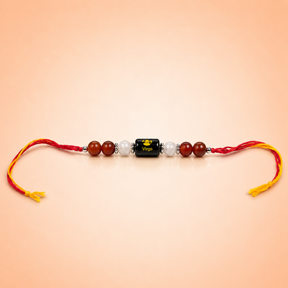 Zodiac Crystal Rakhi Bracelet