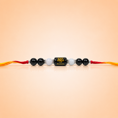 Zodiac Crystal Rakhi Bracelet