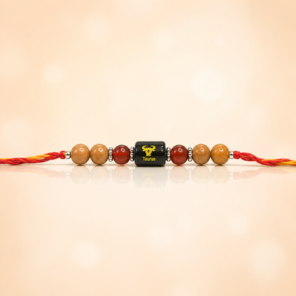 Zodiac Crystal Rakhi Bracelet
