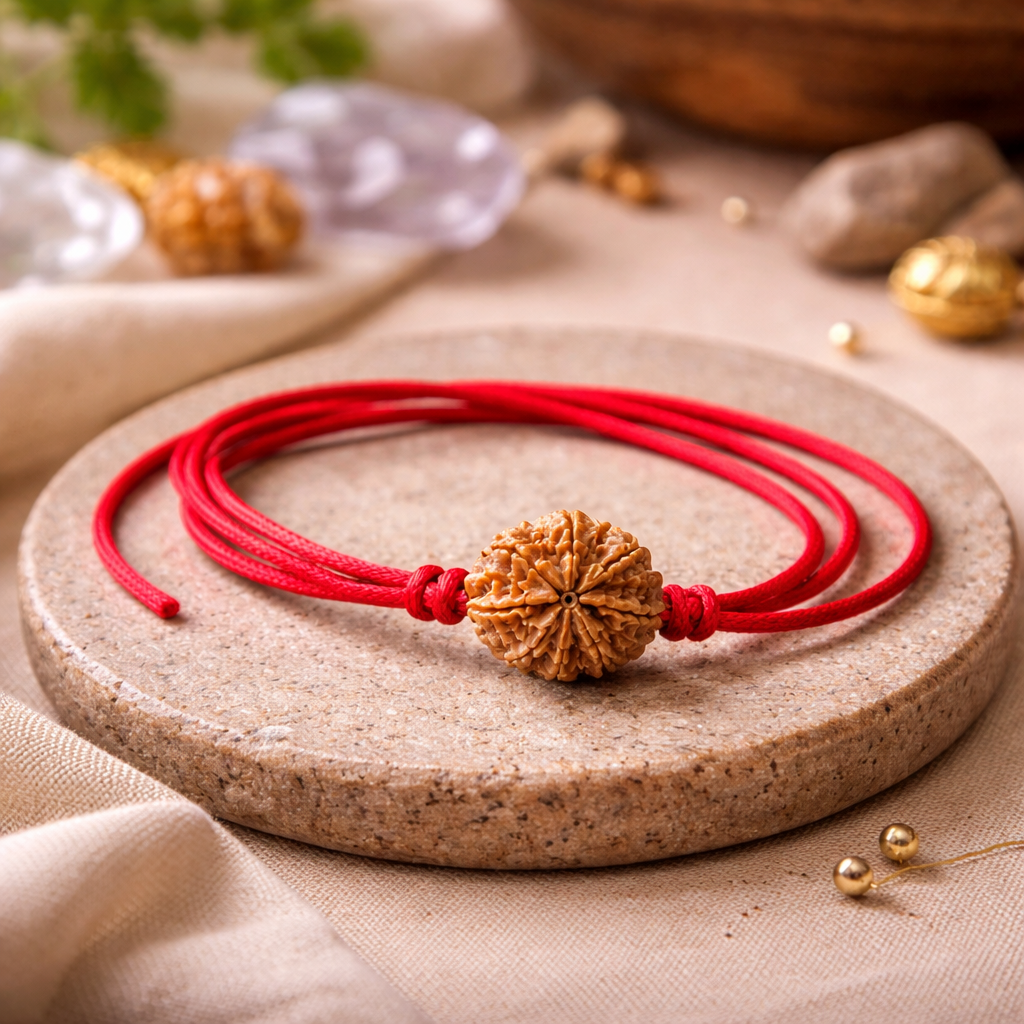 7 Mukhi Rudraksha Bracelet – Natural, Lab Certified & Energized