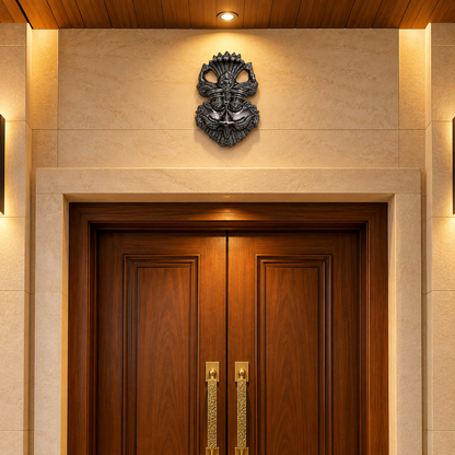 Kirtimukha Black Tourmaline Vastu Kavach for Main Door
