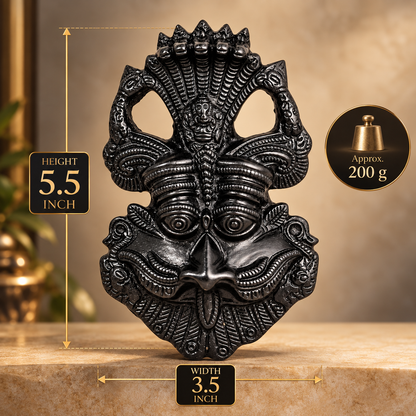 Kirtimukha Black Tourmaline Vastu Kavach for Main Door