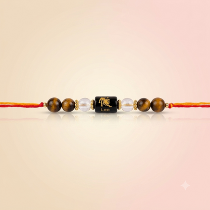 Zodiac Crystal Rakhi Bracelet