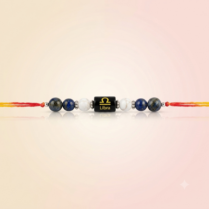Zodiac Crystal Rakhi Bracelet