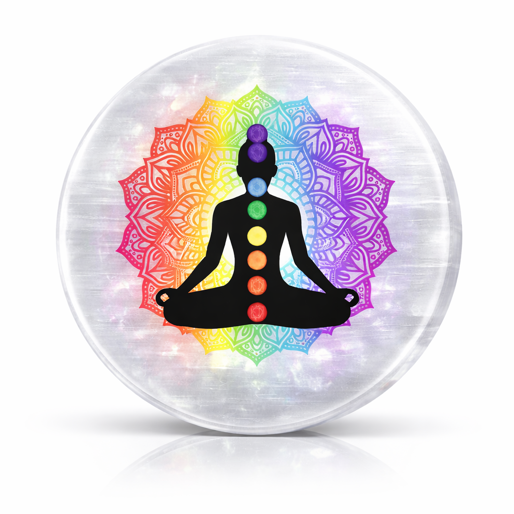 Selenite Energy Cleansing Plate