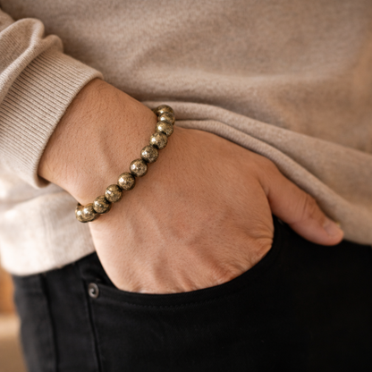 Pyrite Money Magnet Bracelet