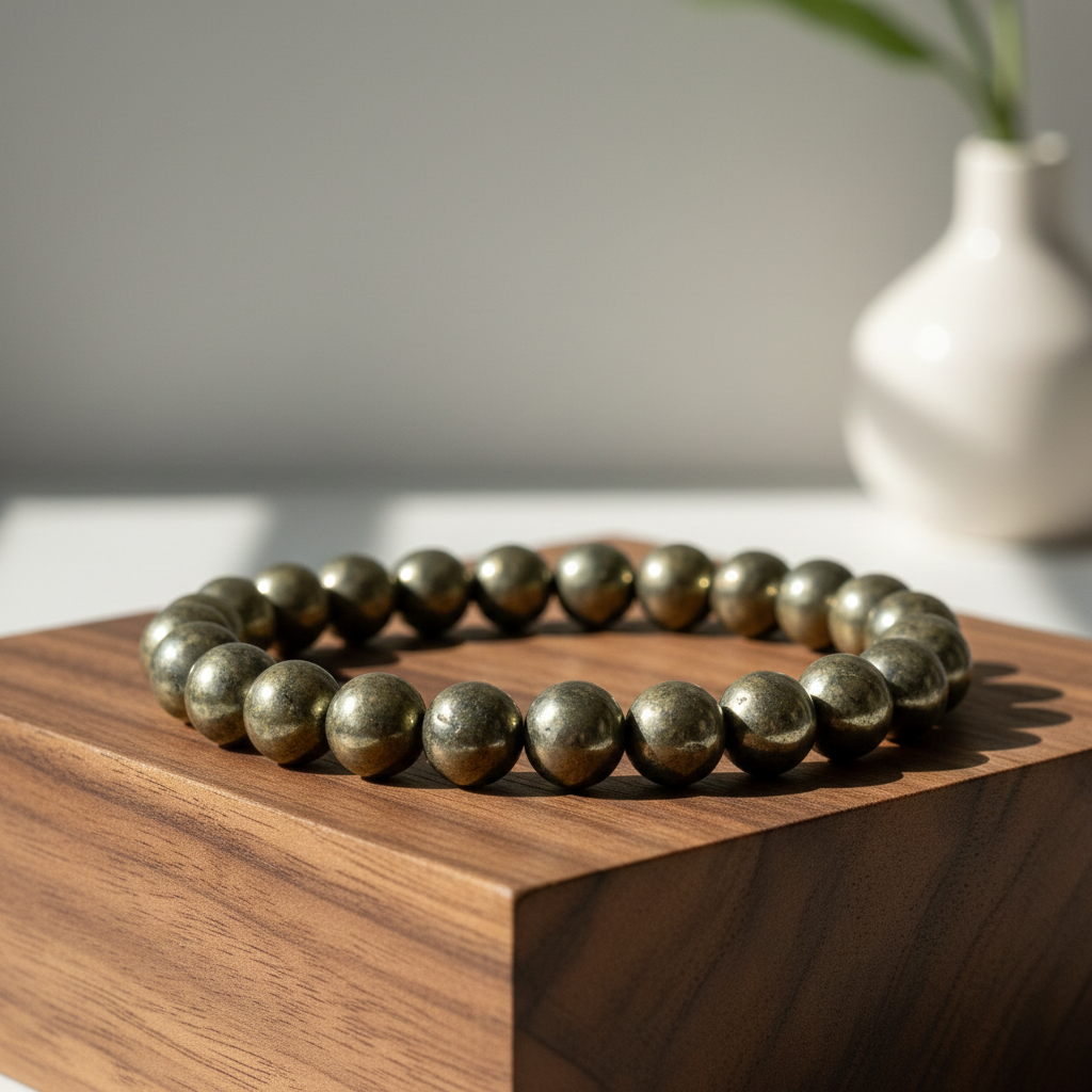 Pyrite Money Magnet Bracelet