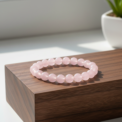 Rose Quartz Bracelet for Love & Healing