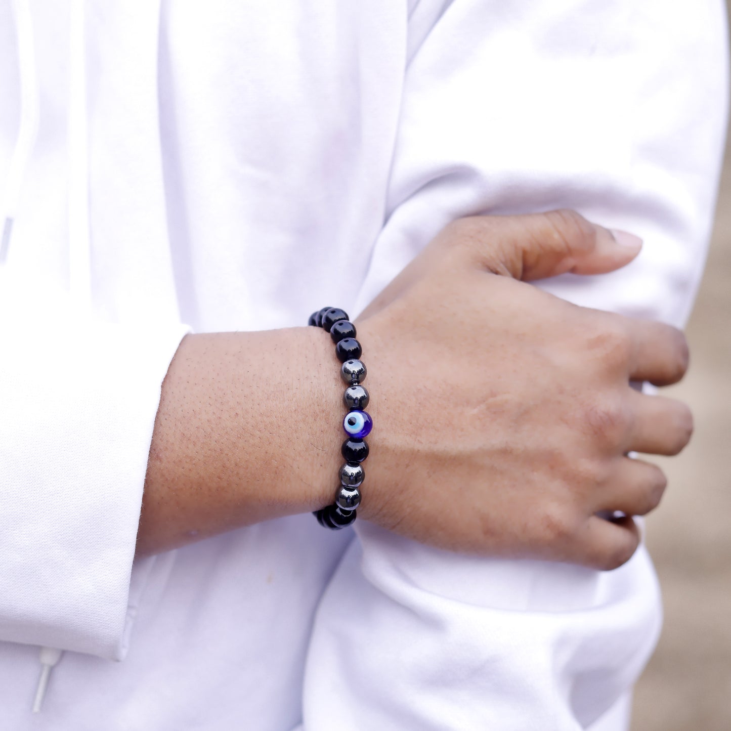 Evil Eye Onyx Bracelet