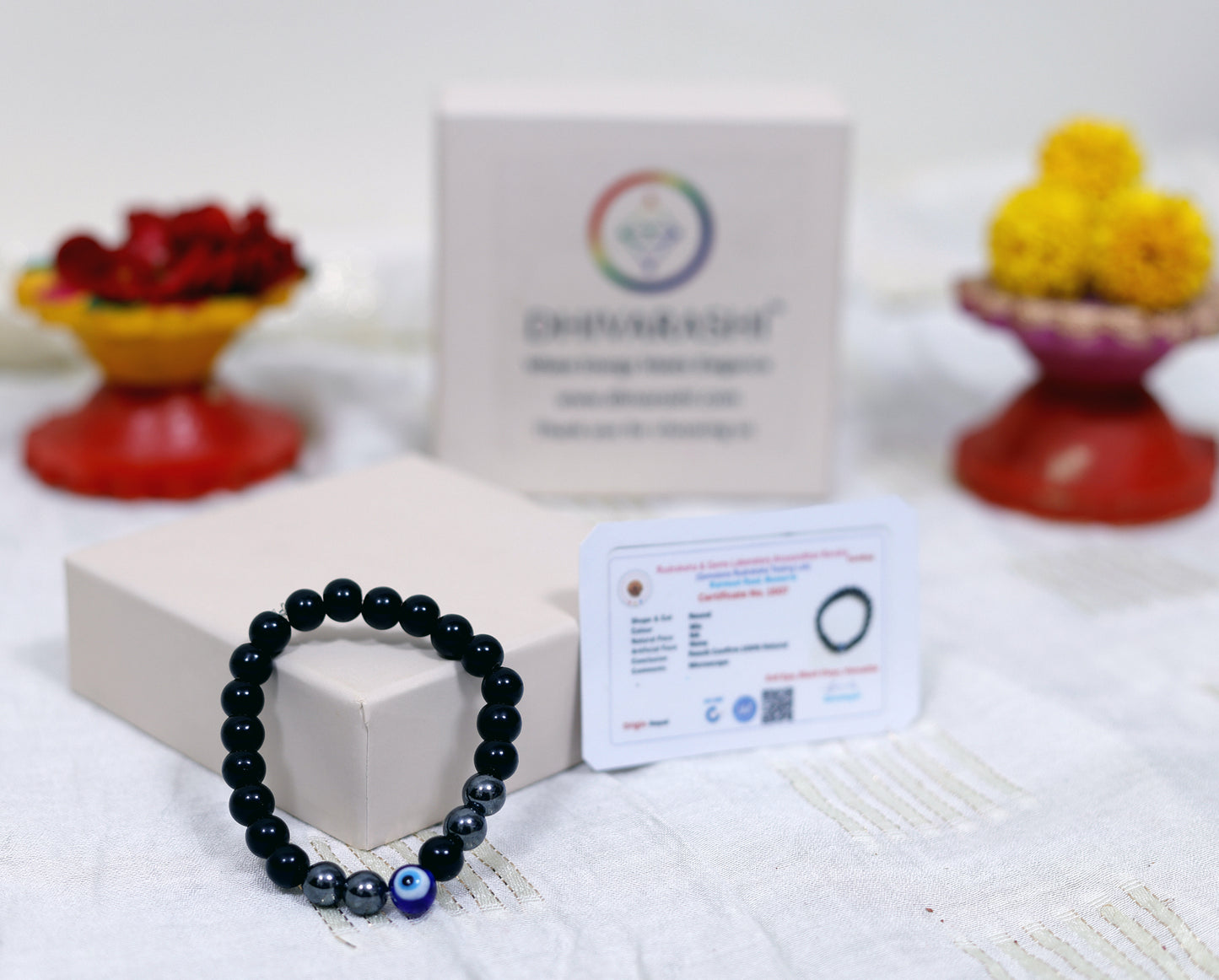 Evil Eye Onyx Bracelet